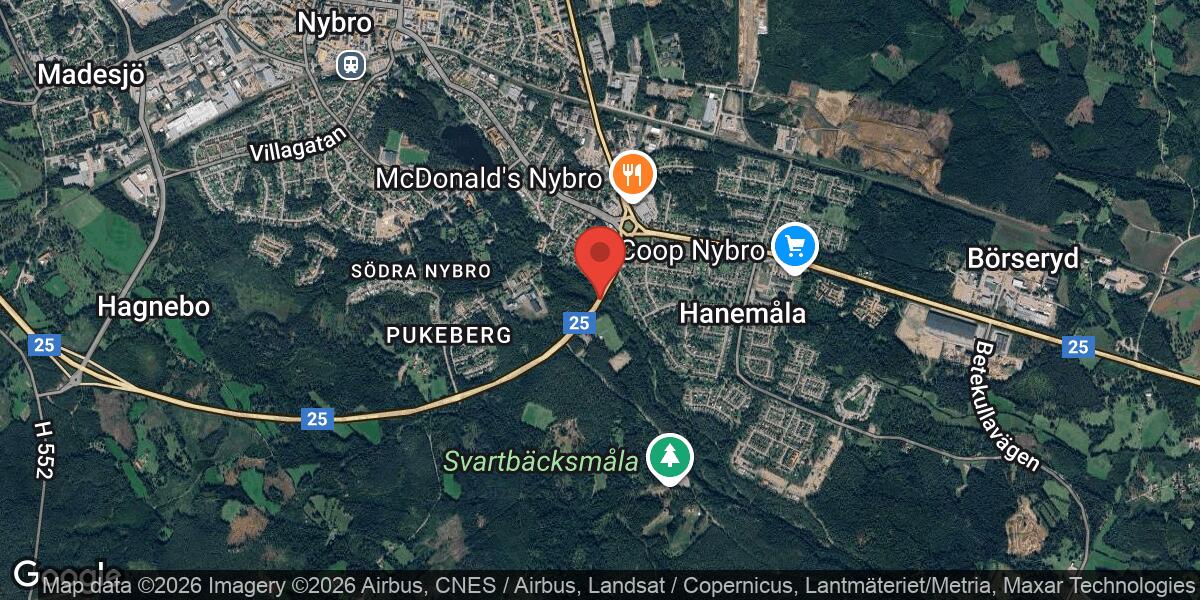 Händelseplats, Google Maps